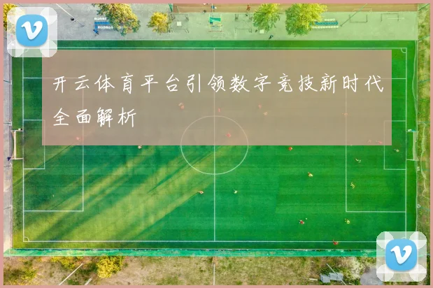 开云体育平台引领数字竞技新时代全面解析